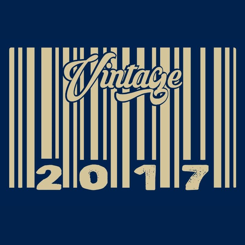 vintage 2017 Barcode 2017: Year 2025.