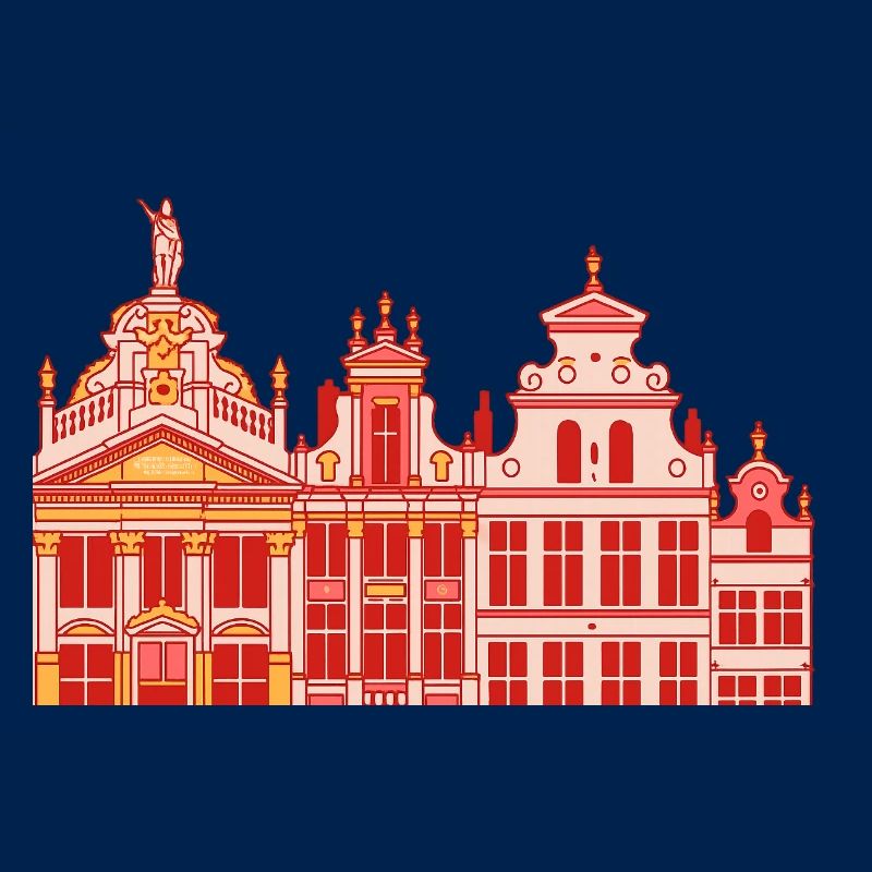 Historic Baroque-style façade