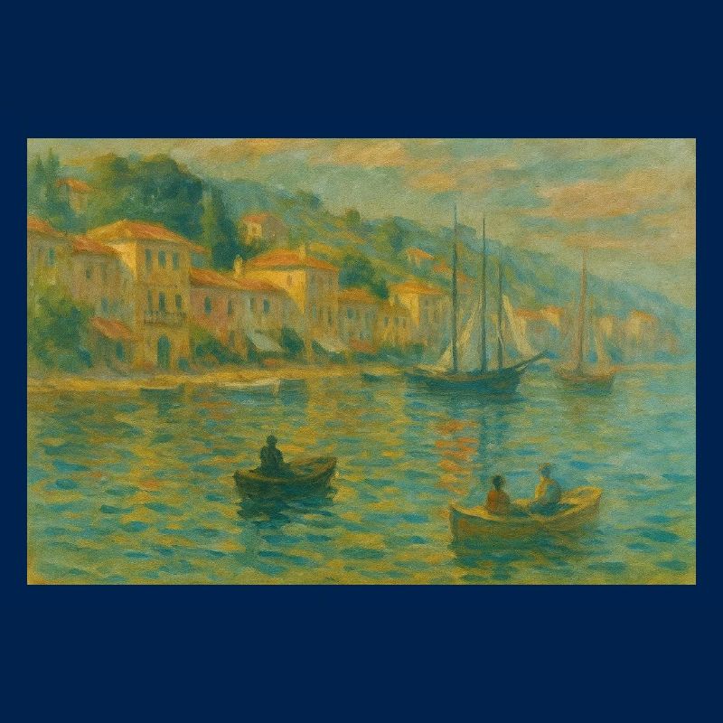 Harbour impression evening light