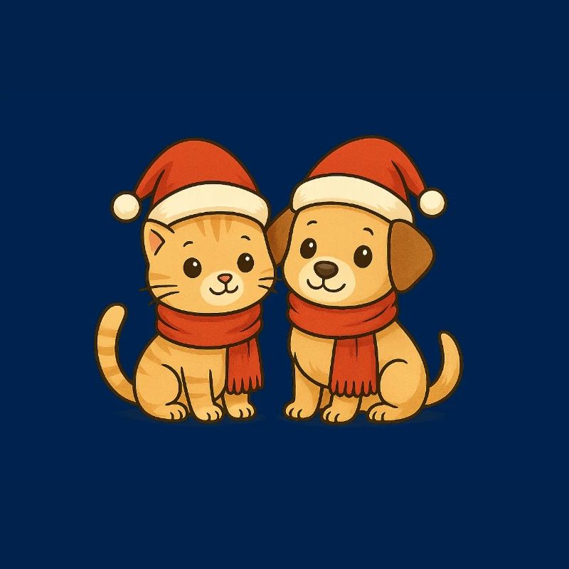 Duo de Noël Amis de compagnie