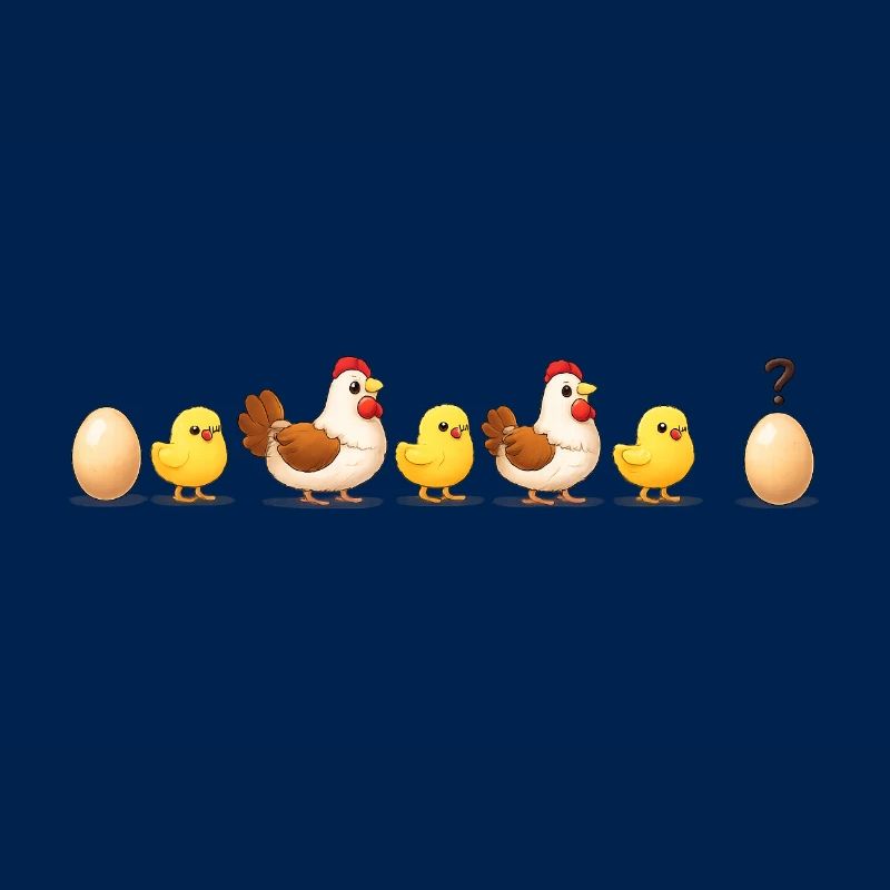 Evolution Ei-Küken-Henne-Darwin