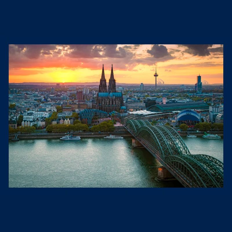 Cologne Cathedral in the evening light