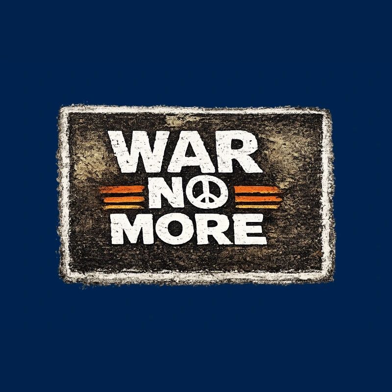 War No More – Sticker Peace & Humanity