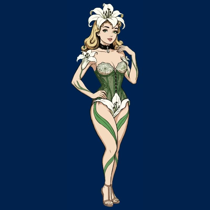 Lily-Pinup-Mädchen