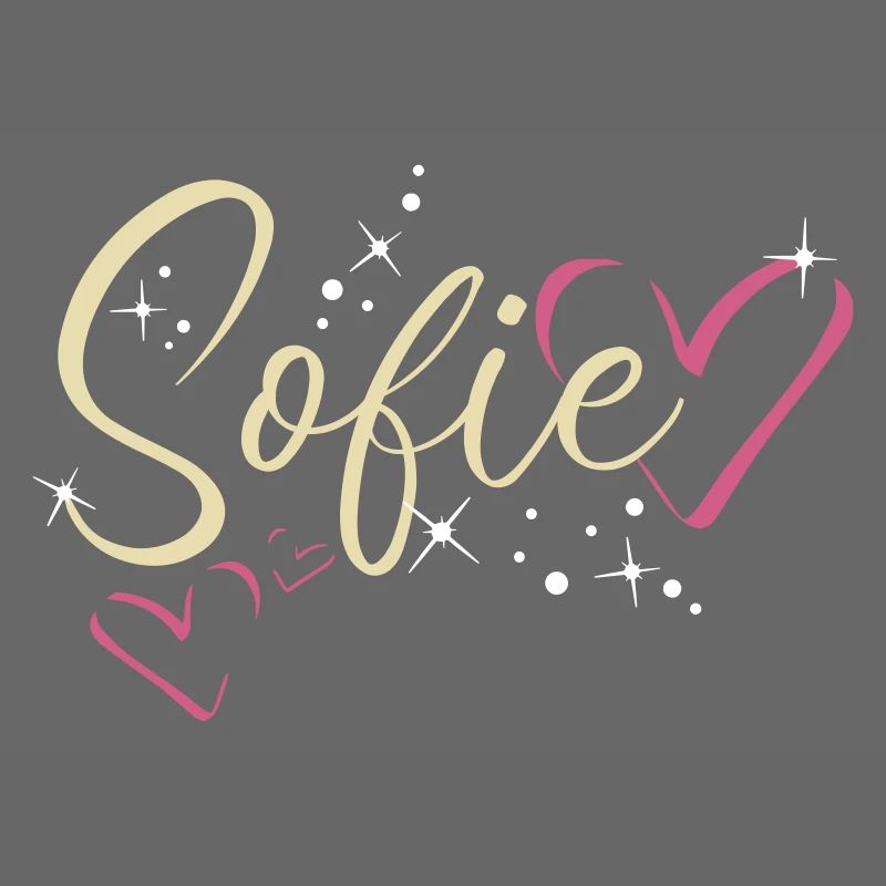 Sofie Surname First name Calligraphy Heart