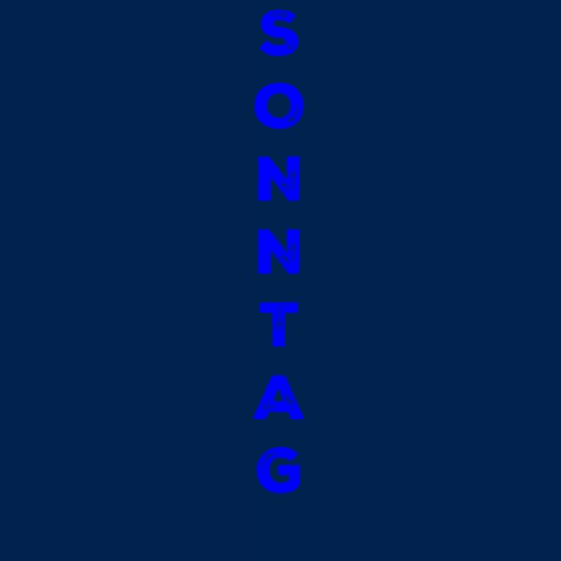 Sunday - blue
