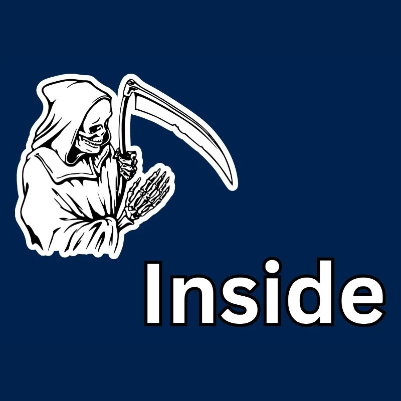 Dead Inside – Dark Skull Reaper-Design