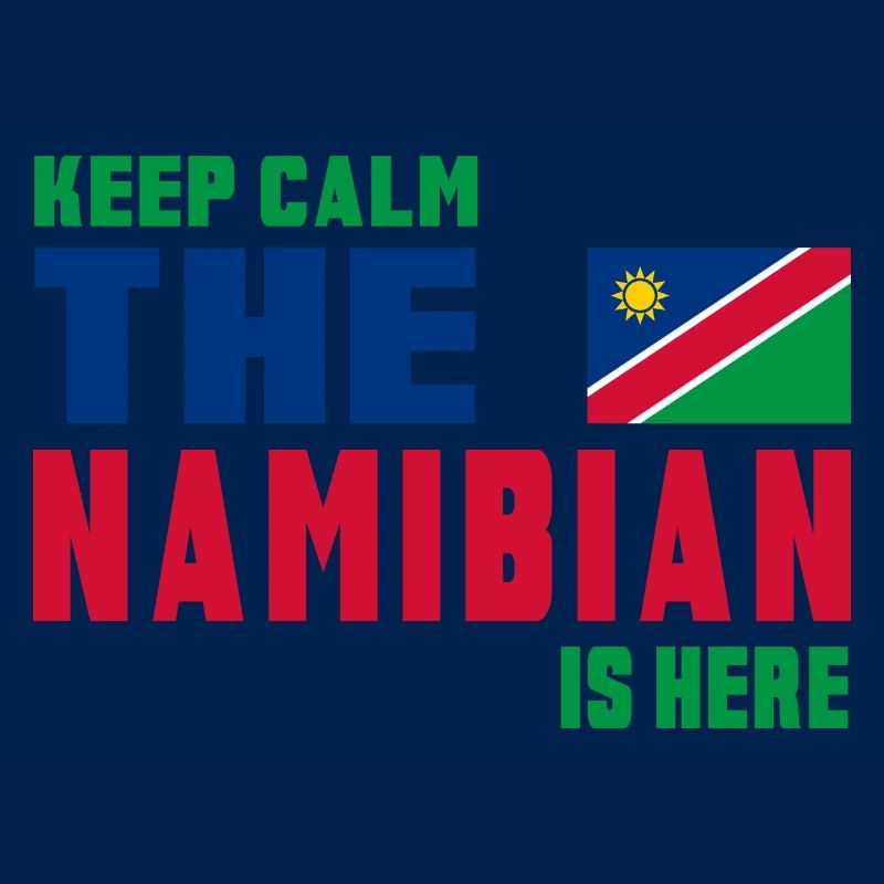 Keep Calm Namibia flag design