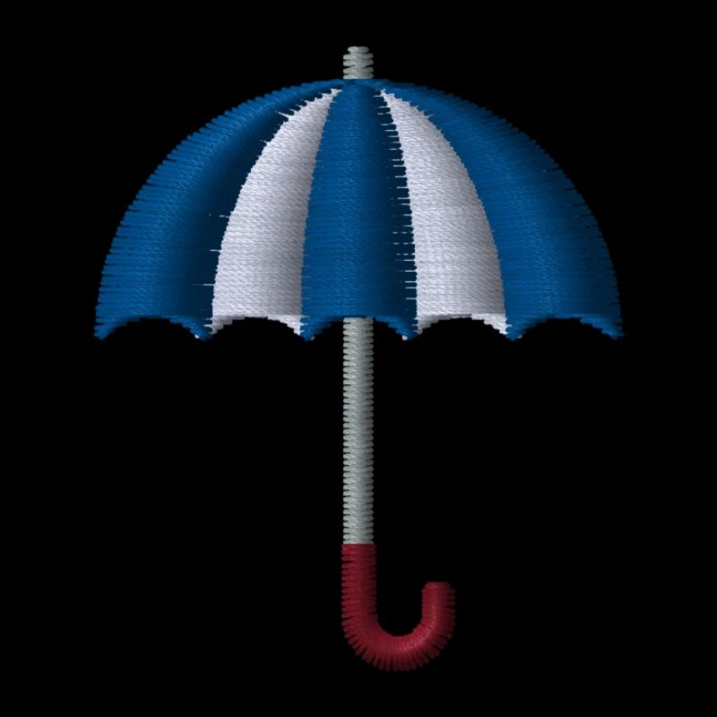 Regenschirm bestickt
