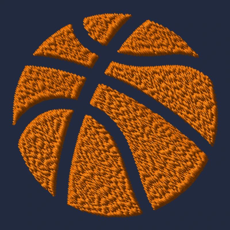 Basket-ball brodé