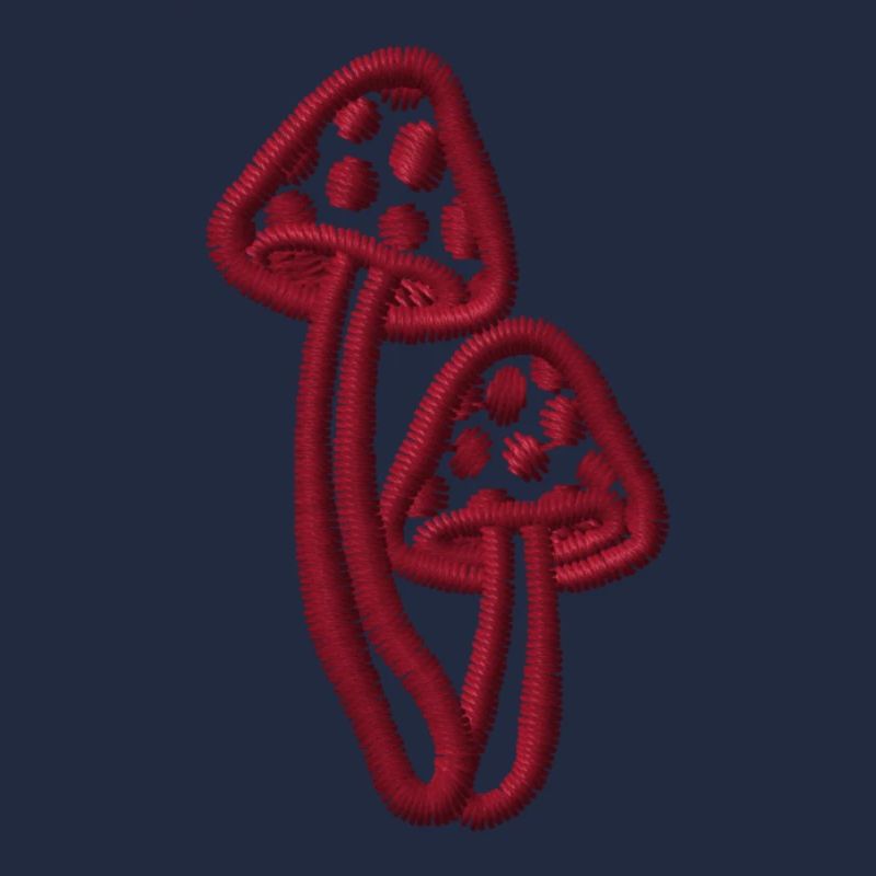 Champignon brodé