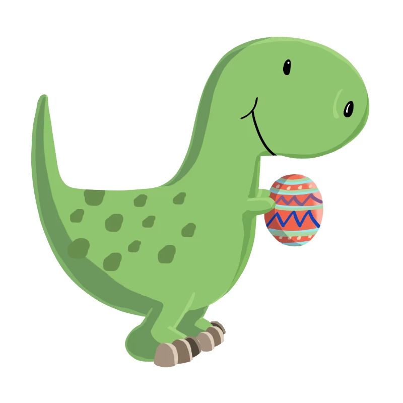 Dino mit Ei