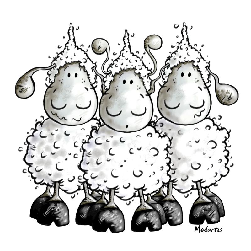 "Mc Wolle Schafe" - Sheep - Schaf