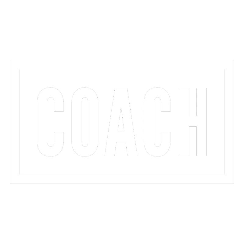 Coach Buchstabe Monogramm Design