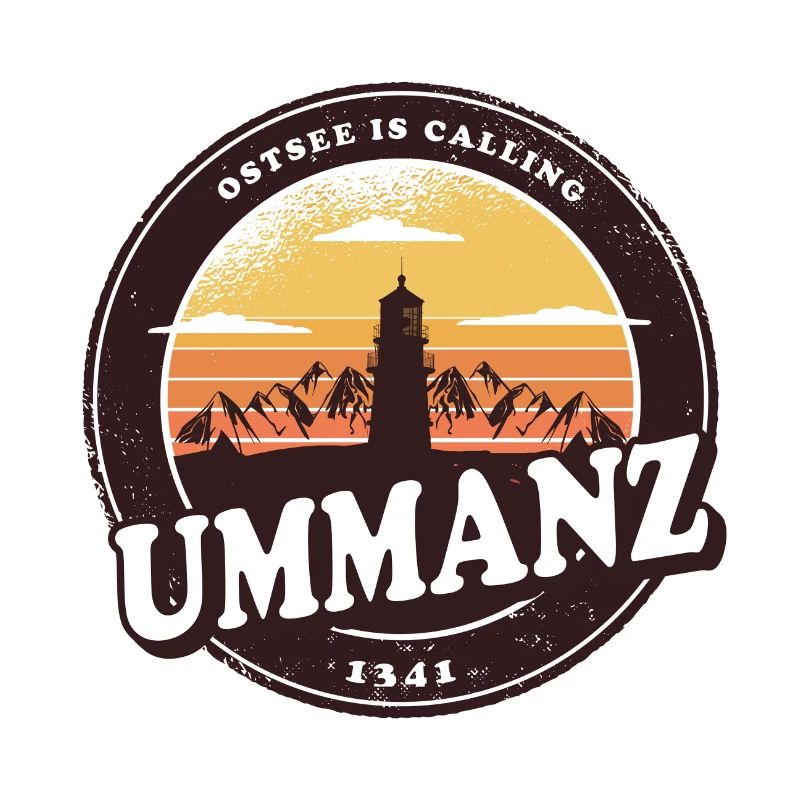 Ummanz Ostsee Leuchtturm Design / Geschenkidee