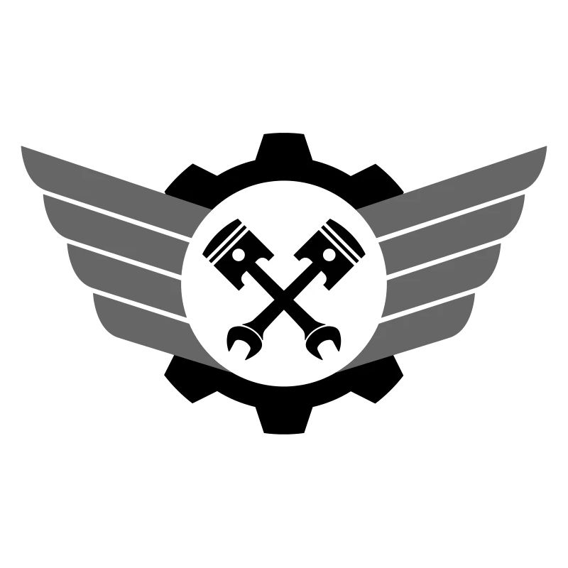 Clé de piston croisée avec engrenage et aile