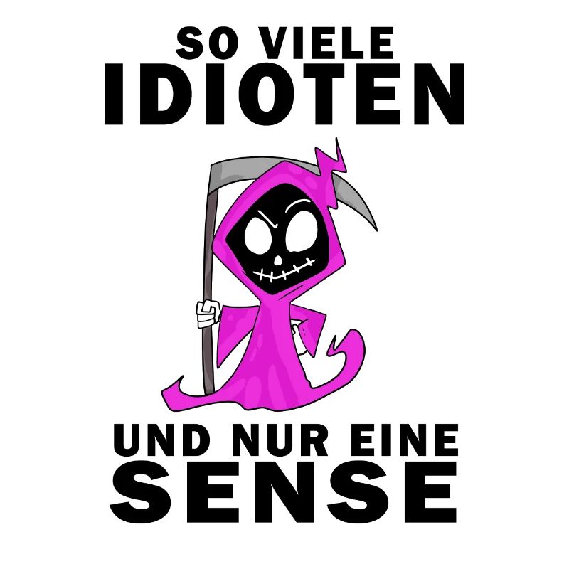 Sensenmann Damen Sarkastisch Provokation