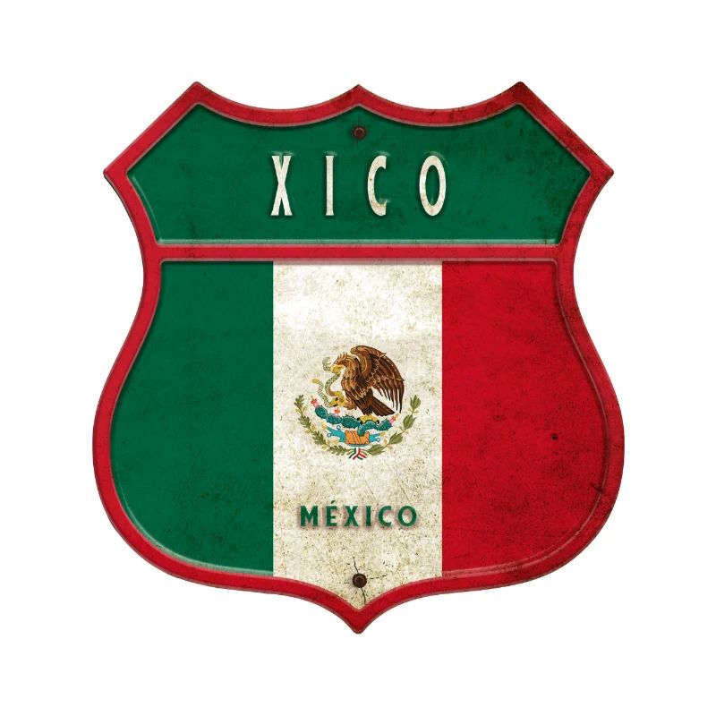 Xico Mexiko Wappen Design