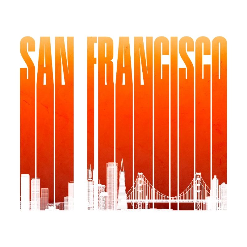 San Francisco Skyline Gradient