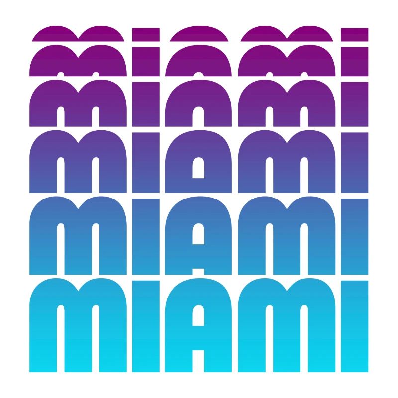 Miami Gradient Grid