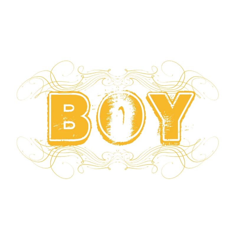 Lettrage BOY décoré