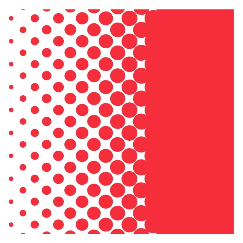 Halftone Gradient Rotes Panel