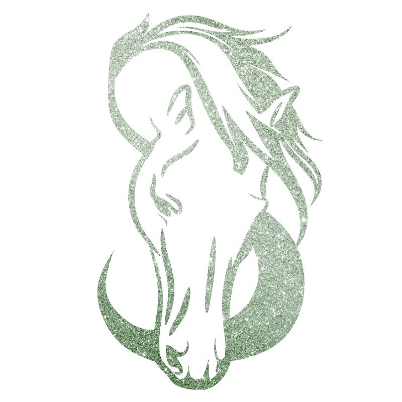 Silhouette Pferd Unendliche Liebe