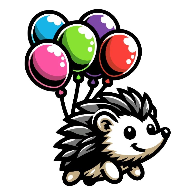 Hedgehog Harmony: The Balloon Buddy