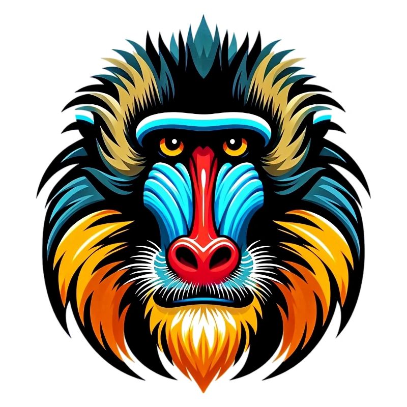 Mandrill monkey