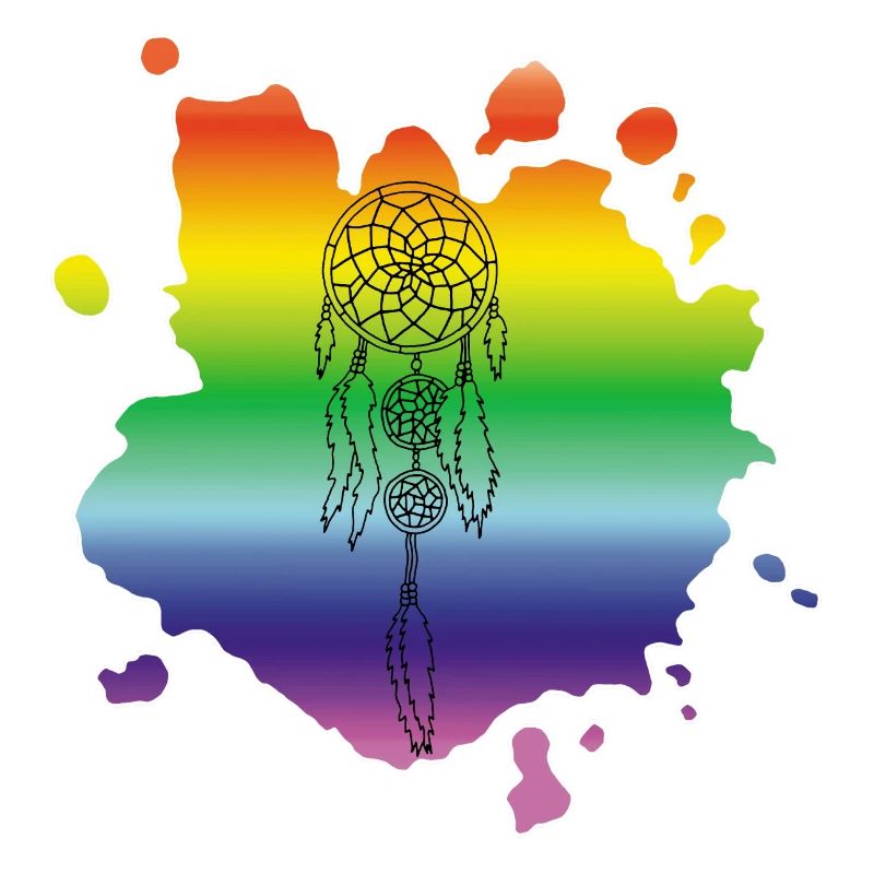 Attrape-rêve multicolore