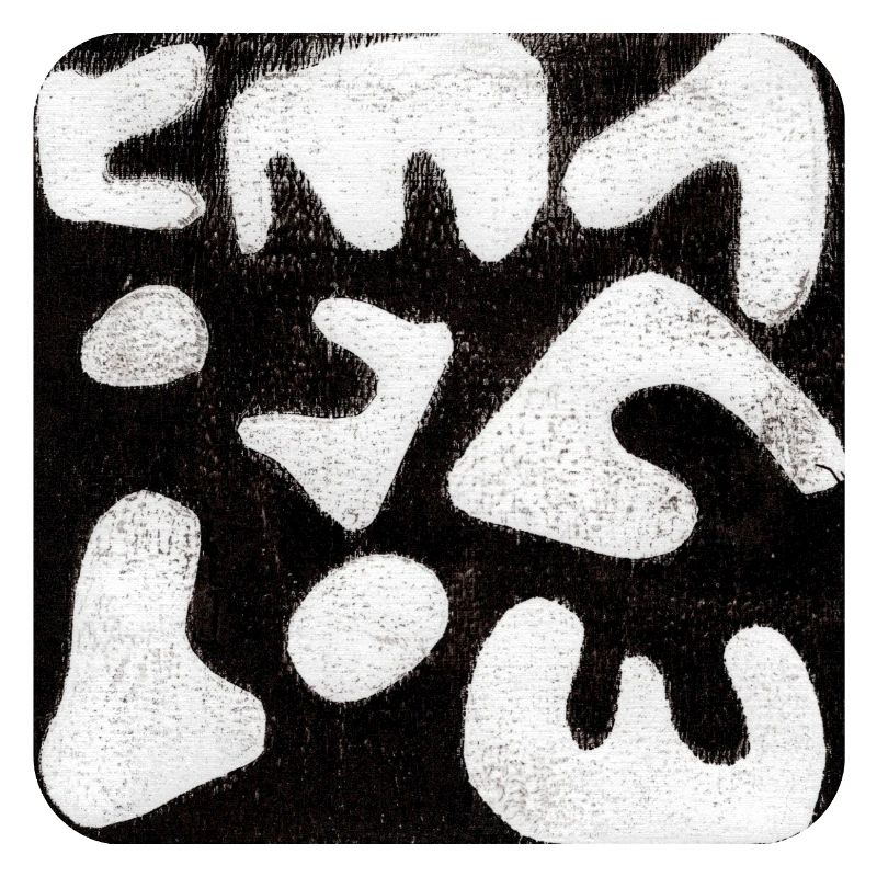 Abstrait Monoprint Impression d’art Tribal