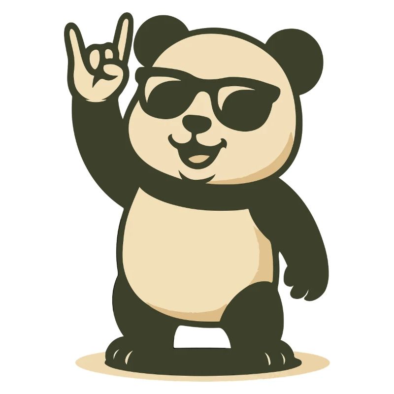 Vibrations de panda rock