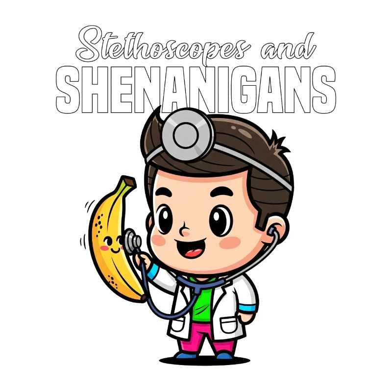 STETHOSCOPES AND SHENANIGANS - DOCTOR GIFT