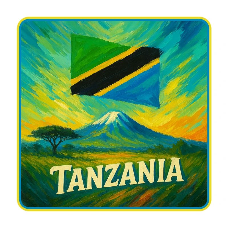 Conception du drapeau de la Tanzanie