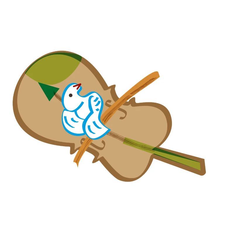 Violon avec colombe