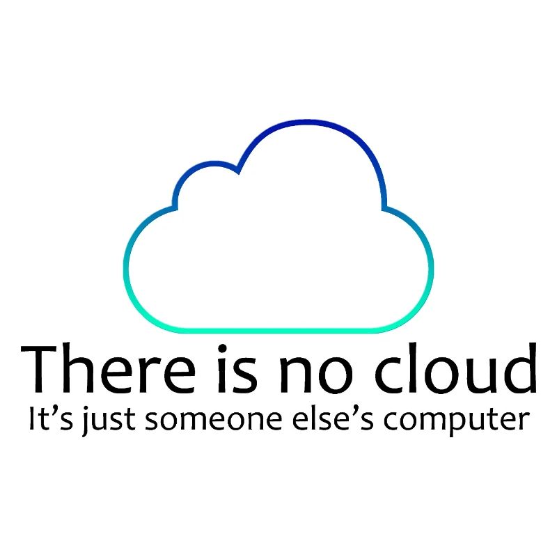 Pas de programmation dans le cloud T-shirt drôle