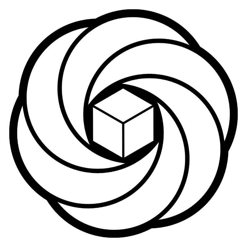 Vortex de cube cosmique