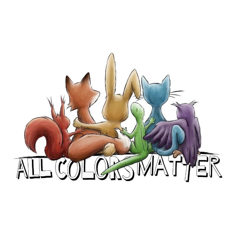 All Colors Matter! Rainbow Animals for Diversity