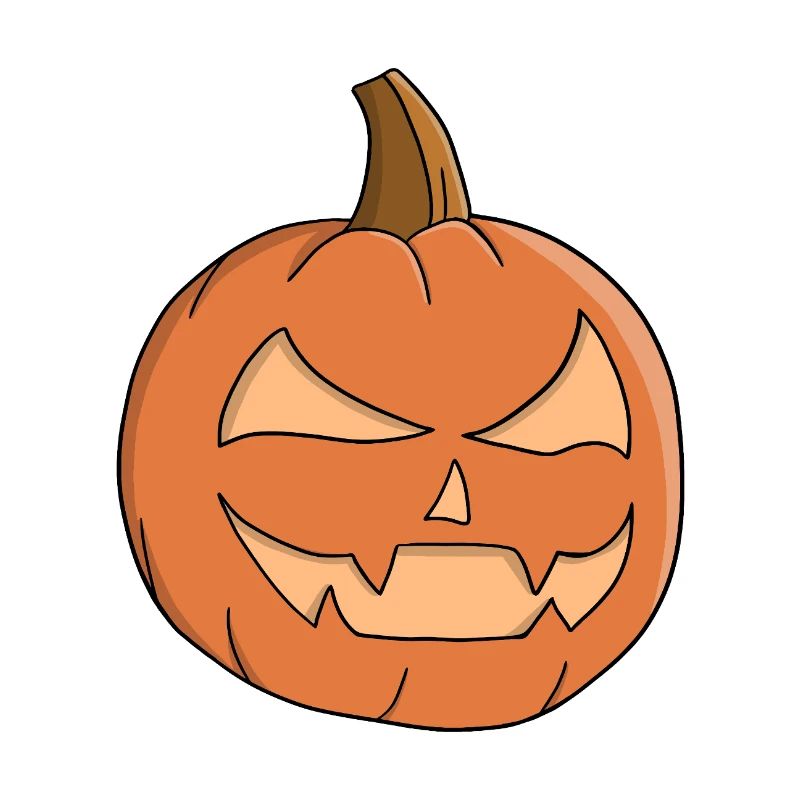 Mitternächtliches Jack-O-Lantern-Grinsen