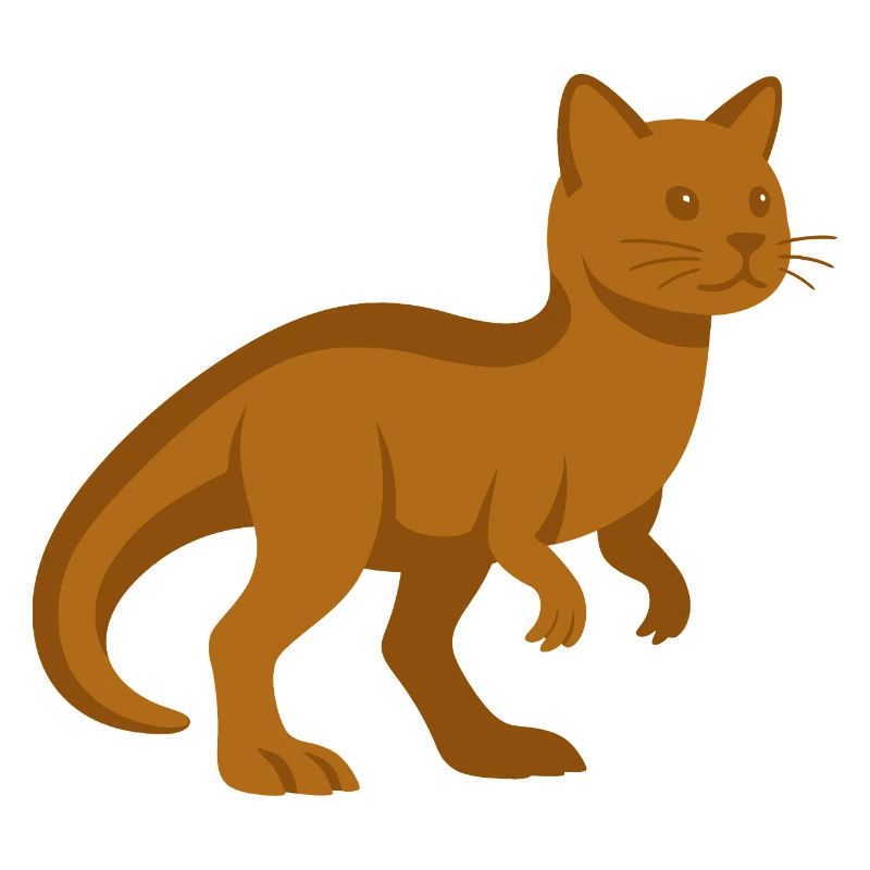 Trex Katze Dinosaurier
