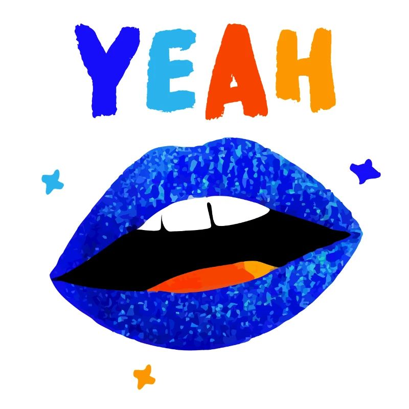 Vibrant Rainbow Lips YEAH