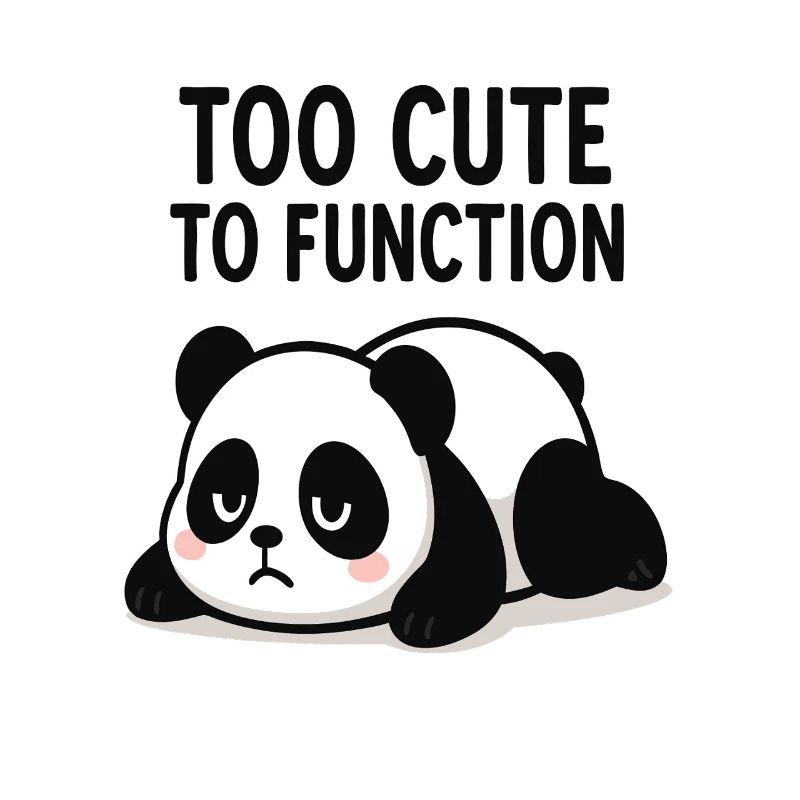 Panda Too Cute To Function