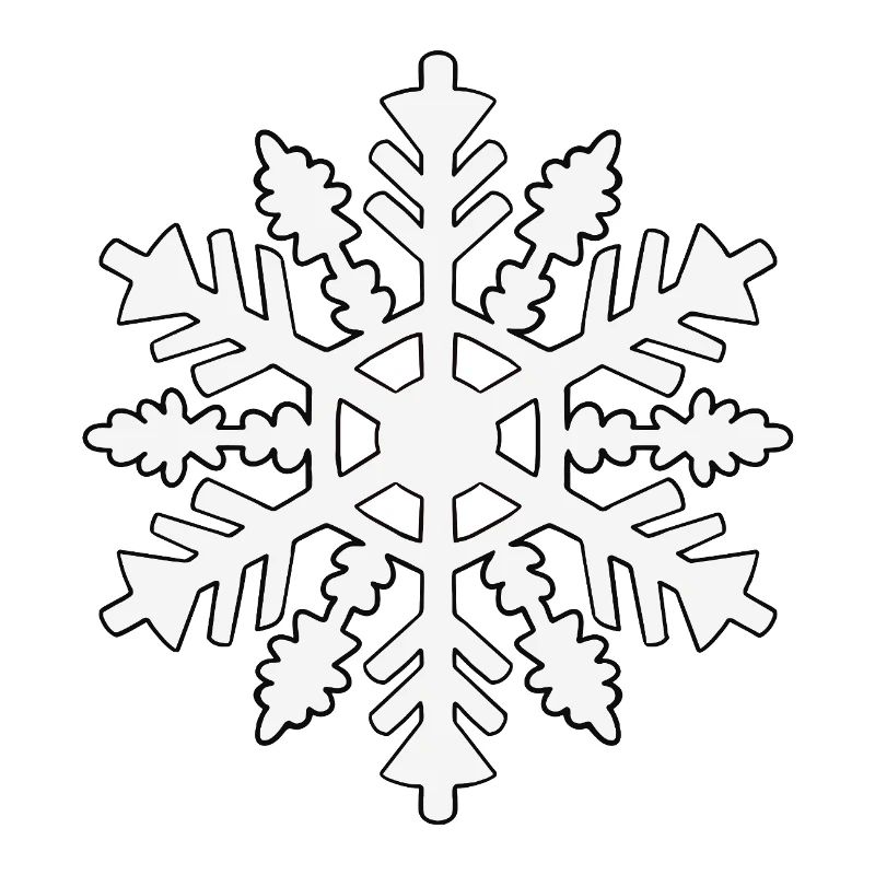 Snowflake Silhouette