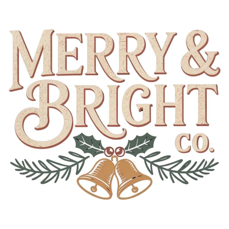 Merry & Bright Co. – Design de Noël classique