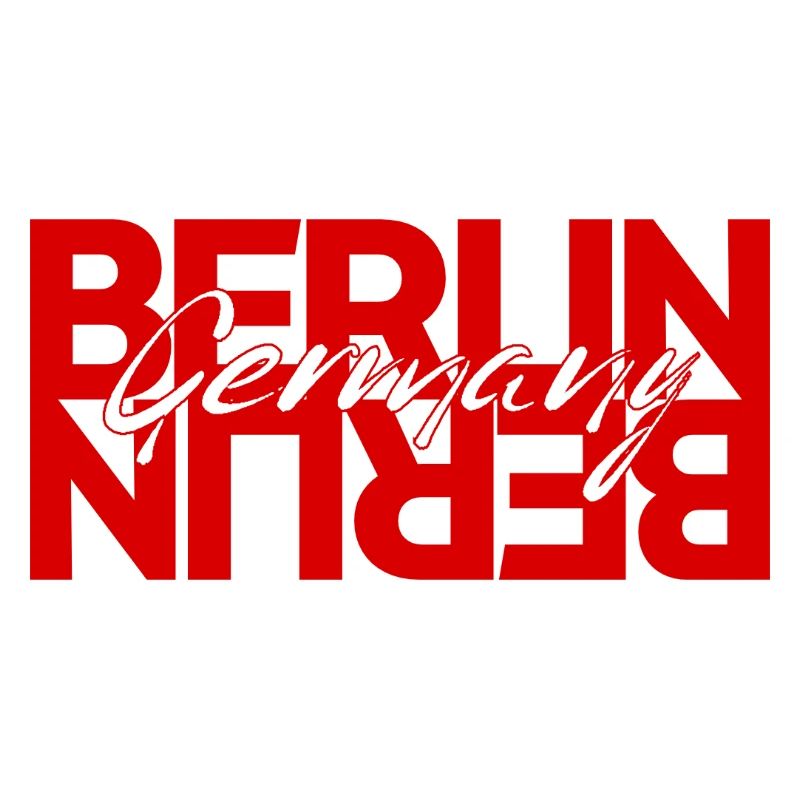 Superposition de lettrage Berlin