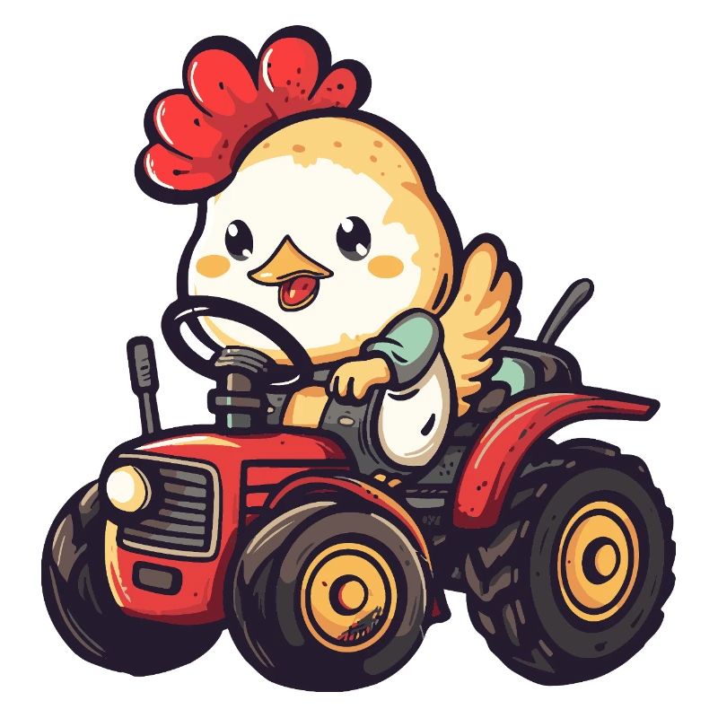 Éleveur de tracteurs de poulet