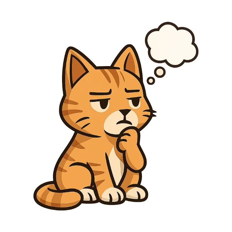 Chat-Réfléchi