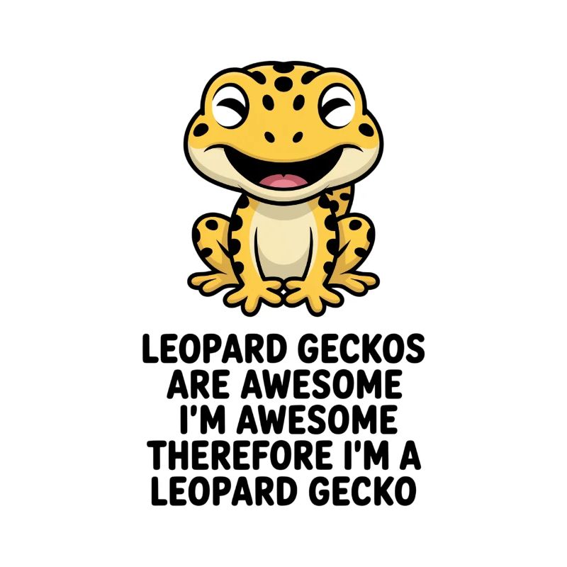 Leopardgecko-Cartoon