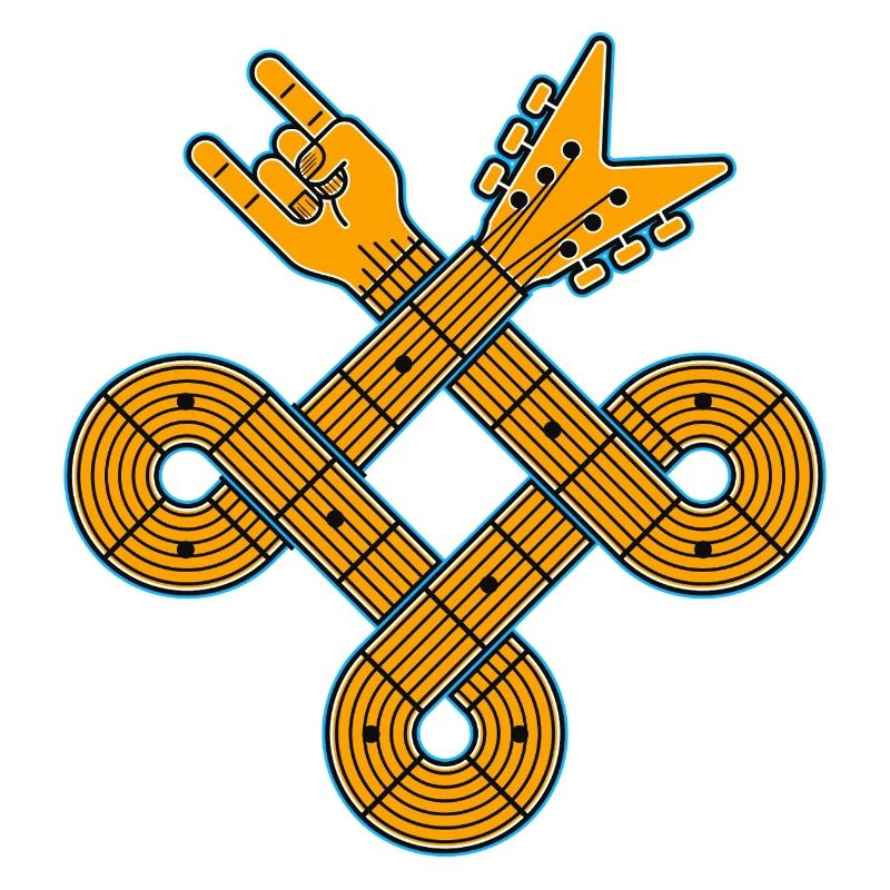 Celtic Knot Guitar Emblem