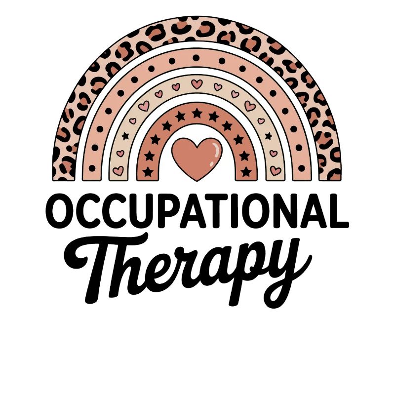 Rainbow Heart Therapy Motif